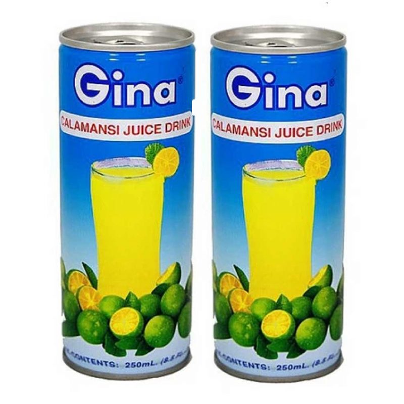 Gina Calamansi Juice 250ml Pack Of 2 Carlo Pacific