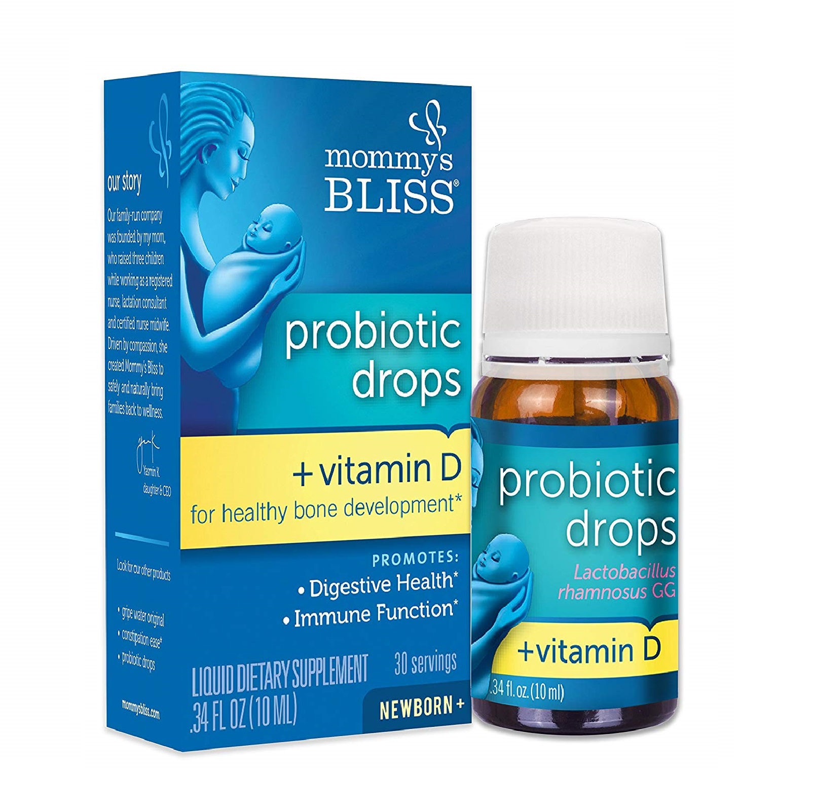 Mommys Bliss Probiotic Drops Vitamin D 34oz Carlo Pacific