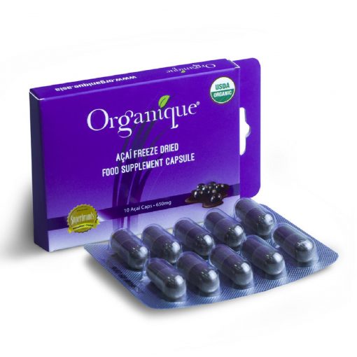 Buy organique acai capsule 10 Packs for delivery in the US & Canada. An antioxidant-rich supplement made of freeze dried acai berries.