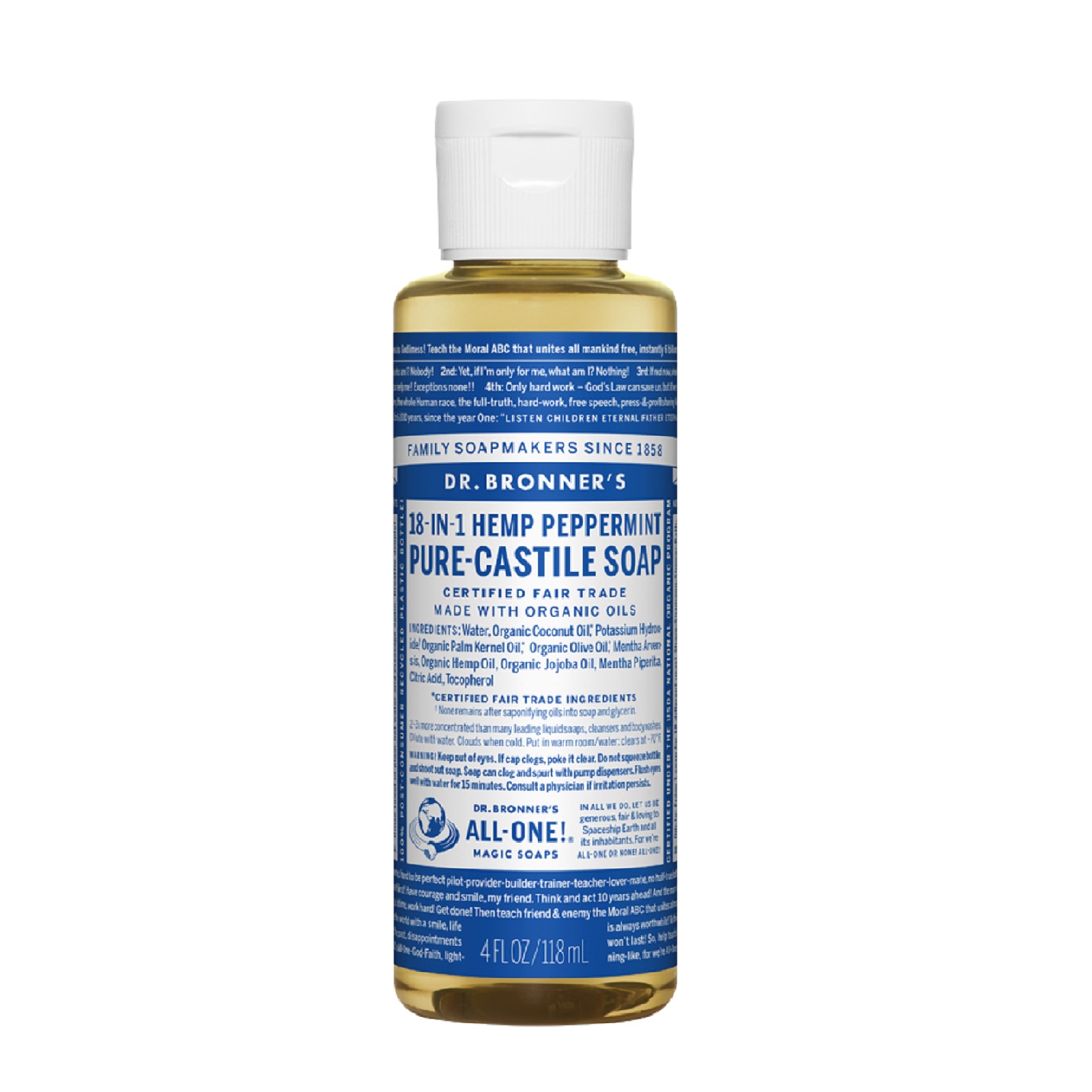 using dr bronner peppermint soap as body wash