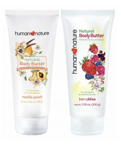 Buy Human Nature Body Butter that visibly smoothens and repairs dry skin, and brings back its glow. Ships to US and Canada via CarloPacific.com