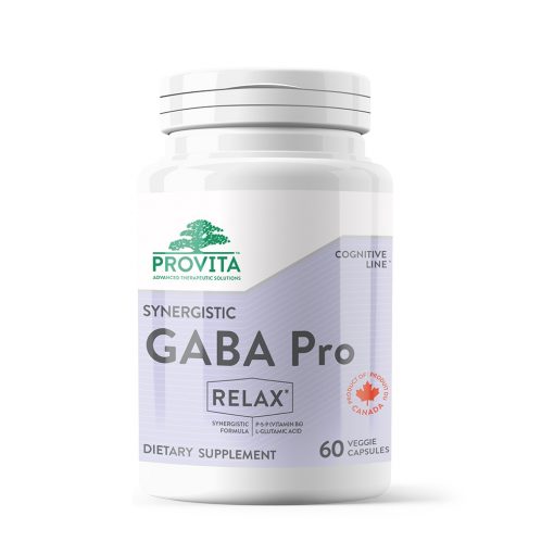 Relax your muscles, calm your heart rate and breathing, and help your brain to relax with Provita Synergistic GABA Pro. Ships to US and Canada.