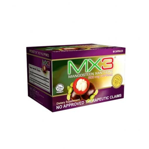 Buy MX3 Mangosteen Capsule with powerful antioxidant and anti-inflammatory properties that boost the immune system. Ships to US & Canada via CarloPacific.com.